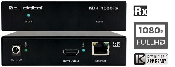 ENTERPRISE AV OVER IP WITH POE (RX) RECEIVER WITH REDUNDANT POWER CONNECTION